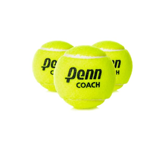 Penn Coach Optic Yellow Tennis Balls (1 Can = 3 Tennis Balls) - Picture 2 of 2